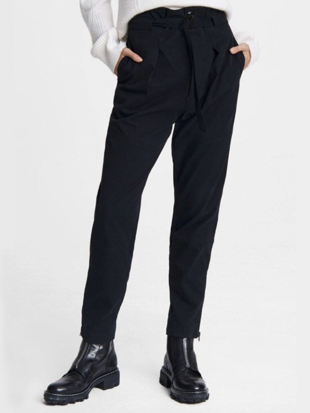 Rag & Bone Pants Belted Hunter Cotton Cargo Pants Size 29